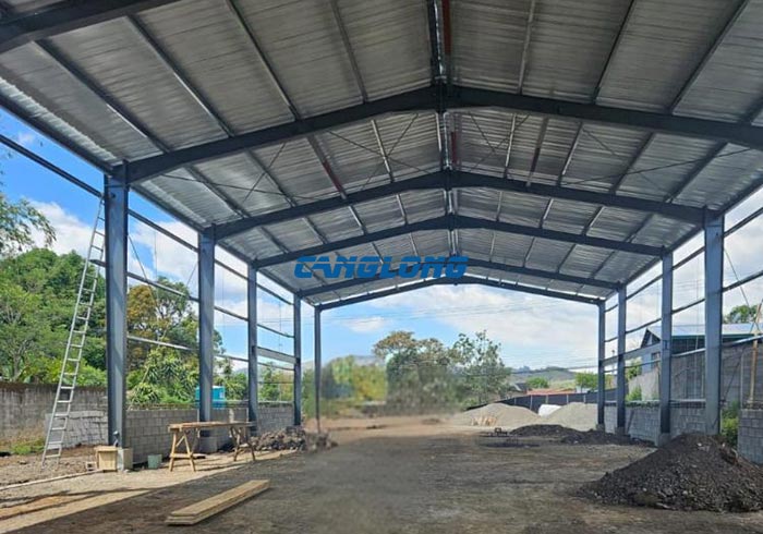 steel structure workshop construction