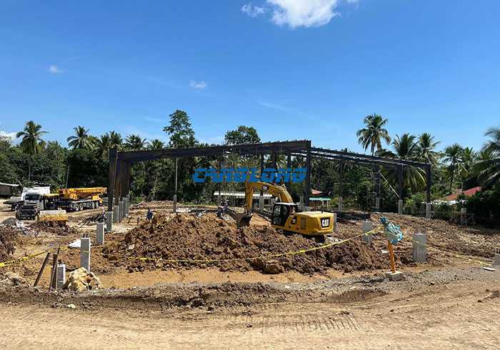 prefab steel warehouse construction